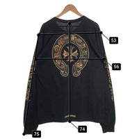 Chrome Hearts クロムハーツ Camo Horseshoe L/S Tee カモフラージュホースシュー プリントロングスリーブTシャツ ブラック Size XL 福生店