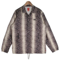 SUPREME シュプリーム 18SS THE NORTH FACE ノースフェイス Snakeskin Taped Seam Coaches Jacket スネークスキン テープドシーム コーチジャケット ブラック NP11803I Size L 福生店