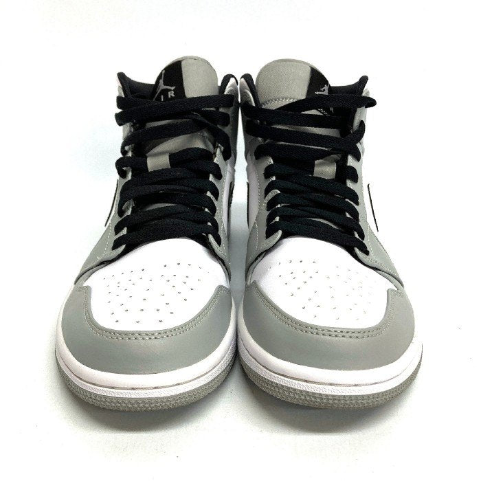 NIKE ナイキ 554724-092 AIR JORDAN 1 MID ホワイト×グレー size26cm 瑞穂店