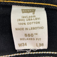 Levi’s リーバイス 550 デニムパンツ 後染めブラック size34 瑞穂店