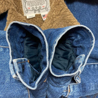 ROARK ロアーク Wrangler ラングラー Roundup Jacket デニム ボアジャケット ランチ インディゴ ブラウン RJ244 USA製 Size M 瑞穂店