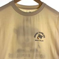 ROARK ロアーク REVIVAL "RAMBLERS" S/S TEE プリントTシャツ ナチュラル Size L 福生店