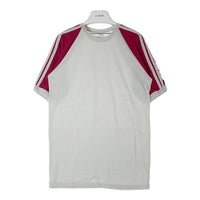 adidas アディダス USA製 カラー切り替え Tシャツ グレー×ボルドー sizeL 瑞穂店