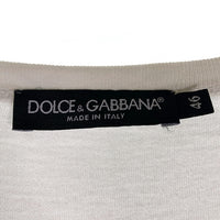 DOLCE & GABBANA ドルチェアンドガッバーナ 半袖 Tシャツ ホワイト Size 46 福生店