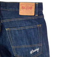 STUSSY ステューシー 00's ROUGH&RUGGED DENIM ポケット刺繍ロゴ デニムパンツ インディゴ size34 瑞穂店