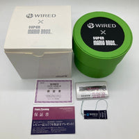 WIRED ワイアード AGAK702 スーパーマリオブラザーズ 腕時計 ブラック文字盤 世界限定500本 ブラウン 瑞穂店