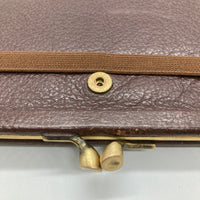 IL BISONTE イルビゾンテ ガマ口 長財布 ロングウォレット ブラウン 瑞穂店