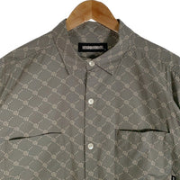 NEIGHBORHOOD ネイバーフッド 22SS モノグラム ショートスリーブシャツ グレー 221TSNH-SHM07 Size XL 福生店