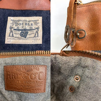 RRL ダブルアールエル デニム レザー 2WAY トートバッグ インディゴ 瑞穂店
