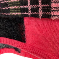 COMME des GARCONS HOMME PLUS コムデギャルソンオムプリュス PF-N004 AD2020 再構築 ドッキング セーター 千鳥 チェック ピンク sizeS 瑞穂店