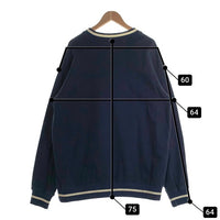 Dime ダイム Classic French Terry Crewneck クルーネック スウェットトレーナー ネイビー Size XL 福生店
