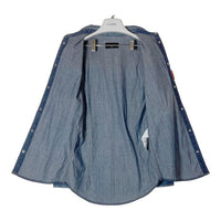 DSQUARED2 ディースクエアード 02PR/2018/1863/1 デニム ウエスタンシャツ インディゴ size48 瑞穂店