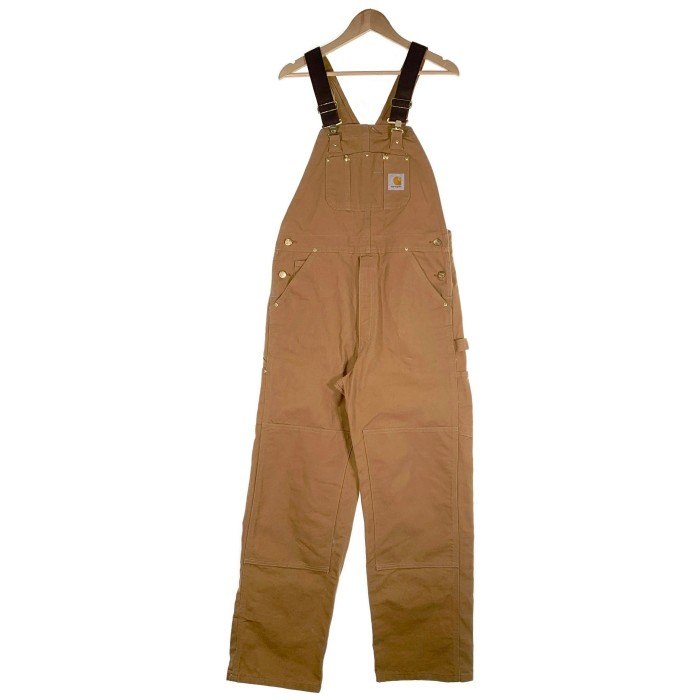 Carhartt カーハート Double Knee Bib Overall ダブルニービブオーバーオール ブラウンダック R01 BRN Size  34×32 福生店