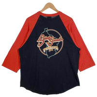 SAINT MICHAEL セントマイケル LASTMAN ラストマン 25SS SS TEE SNT NOISE ラグランスリーブ 七分丈 Tシャツ レッド ブラック SM-HR8-0000-C27 Size L 福生店