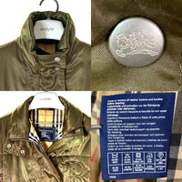 Burberrys バーバリーズ イングランド製 裏地ノバチェック 中綿ジャケット カーキ size- 瑞穂店