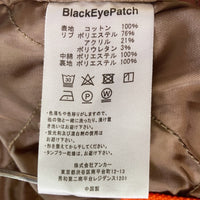 THE BLACK EYE PATCH ブラックアイパッチ Bエンブレム ダック ベスト オレンジ sizeS 瑞穂店