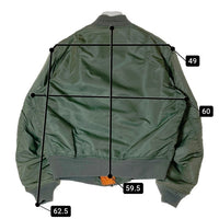 ALPHA INDUSTRIES アルファインダストリーズ USA製 80's 初期タグ IDEAL MA-1 フライトジャケット オリーブ sizeM 瑞穂店