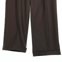 Brooks Brothers ブルックスブラザーズ ウール 2タック スラックス パンツ ダークブラウン Size 35 福生店