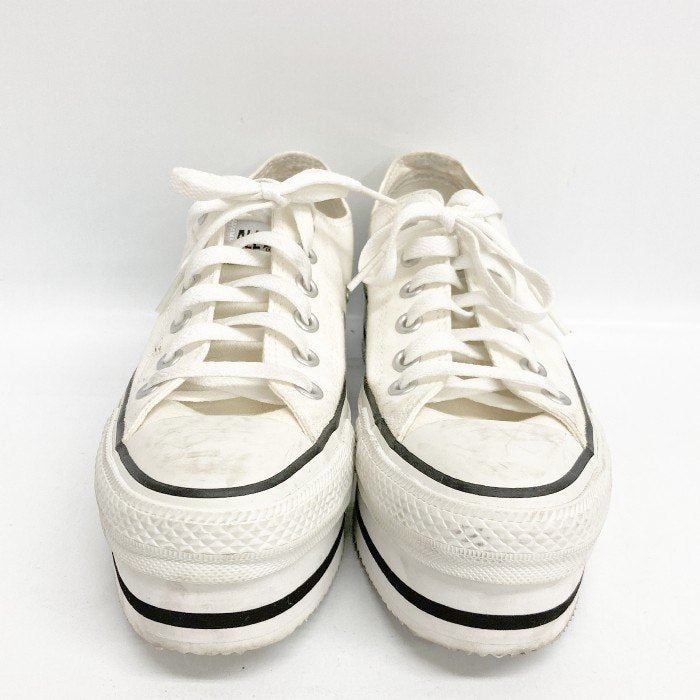 CONVERSE コンバース 5CL746 ALL STAR CHUNKYLINE OX オールスター チャンキーライン 厚底 ホワイト  size24cm 瑞穂店