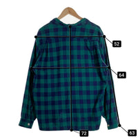 60-70's NATIONAL SHIRT SHOPS オープンカラー フランネルチェックシャツ グリーン Size XL 福生店