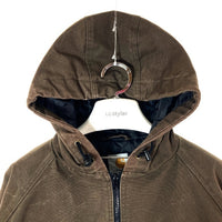Carhartt カーハート A&T製 アクティブジャケット 裏キルティング ダークブラウン sizeL 瑞穂店