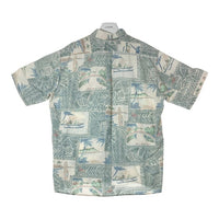Reyn Spooner レインスプーナー MELE KALIKIMAKA メレ・カリキマカ アロハシャツ アイボリー size- 瑞穂店