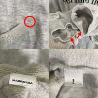 YEEZY イージー Gosha ゴーシャラブチンスキー Black Dog Hoodie プリント プルオーバースウェットパーカー オートミール 薄手 Size 2 福生店