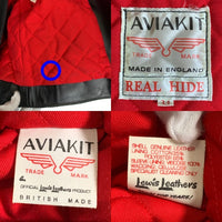 Lewis Leathers ルイスレザー 402T Lightning タイトフィット ライトニング ダブルライダースジャケット ホースハイド ブラック Size 34 福生店