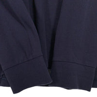 SUPREME シュプリーム 19AW LACOSTE ラコステ Pique Zip L/S Polo ピケ ハーフジップポロシャツ ロングスリーブ ネイビー Size M 福生店