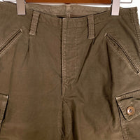 H.R.MARKET ハリウッドランチマーケット ジャーマンクロス ストレッチカーゴパンツ オリーブ Size 3 福生店