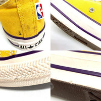 CONVERSE コンバース ALL STAR LOW REACT2.0 NBA レイカーズ キャンバスローカットスニーカー イエロー 1SD539 Size 26cm 瑞穂店