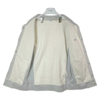 Champion チャンピオン × BEAMS ビームス C8-J026 REVERSE WEAVE スナップカーディガン 青単タグ復刻 グレー sizeM 瑞穂店