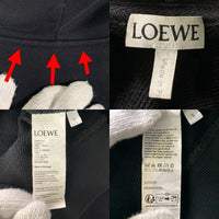 LOEWE ロエベ Anagram Patch Pocket Hoodie アナグラムパッチポケット プルオーバースウェットパーカー ブラック H526Y25X30 Size S 福生店