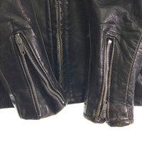 Schott ショット 152 USA製 ボアライナー付き シングル ライダースジャケット ブラック size40 瑞穂店
