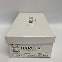 HARUTA ハルタ カジュアルキルトレザーローファー ブラウン size22.5cm 瑞穂店