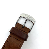 TIMEX タイメックス メンズ マーリン クロノグラフ ウォッチ 腕時計 ブルー文字盤 ブラウンレザーベルト TW2W10200 福生店