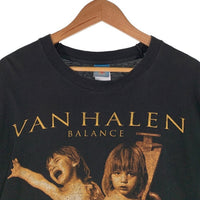 90's VAN HALEN ヴァンヘイレン BALANCE TOUR プリントTシャツ ブラック FRUIT Size XL 福生店