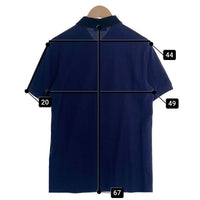 PRADA SPORT プラダスポーツ 鹿の子 ポロシャツ 半袖 ネイビー ブラック SJ888 2014 Size M 福生店
