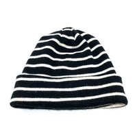 Supreme シュプリーム Team Stripe Beanie ニット帽 ビーニー ブラック×ホワイト 瑞穂店