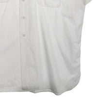 50's CREIGHTON クレイトン U.S.NAVY ショートスリーブ オープンカラーシャツ プレーン ホワイト USA製 Size L 福生店