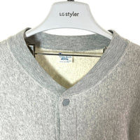 Champion チャンピオン × BEAMS ビームス C8-J026 REVERSE WEAVE スナップカーディガン 青単タグ復刻 グレー sizeM 瑞穂店