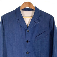 JELADO ジェラード COPANO コパノ インディゴネップデニム サックコート 4B テーラードジャケット ネイビー 本切羽 JC-1022 Size M 福生店