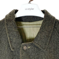 Brooks Brothers ブルックスブラザーズ USA製 ヘリンボーンウール ステンカラーコート グレー size44 瑞穂店