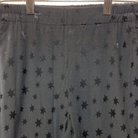 x-girl エックスガール HEXAGRAM JERSEY FLARE PANT ヘキサゴン 総柄 フレアパンツ ブラック sizeM 瑞穂店