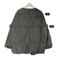 URBANRESEARCH DOORS アーバンリサーチ ドアーズ dr27-27u107 ノーカラーミドルブルゾン チャコール sizeM 瑞穂店