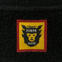 HUMAN MADE ヒューマンメイド 23SS Girls Don’t Cry ガールズドントクライ ロゴプリント クルーネックスウェットトレーナー ブラック Size XL 福生店