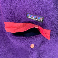 90's patagonia パタゴニア スナップT プルオーバーフリースジャケット パープル ピンク USA製 25530 F0 Size M 福生店