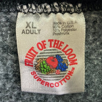 FRUIT OF THE LOOM フルーツオブザルーム SUPERCOTTON USA製 IOWA BASKETBALL スウェットトレーナー ブラック sizeXL 瑞穂店