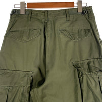 70's U.S.ARMY 米軍 M-65 フィールドカーゴパンツ オリーブ 8415-00-782-2951 SERVALジップ 76年会計 Size S-R 福生店
