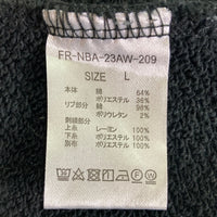 NBA エヌビーエー FR-NBA-23AW-209 CHICAGO BULLS シカゴブルズ スウェット ハーフジップ ブラック sizeL 瑞穂店